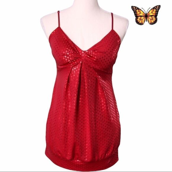 Warehouse One Faux Sequin Top Size Extra Small - Picture 1 of 5